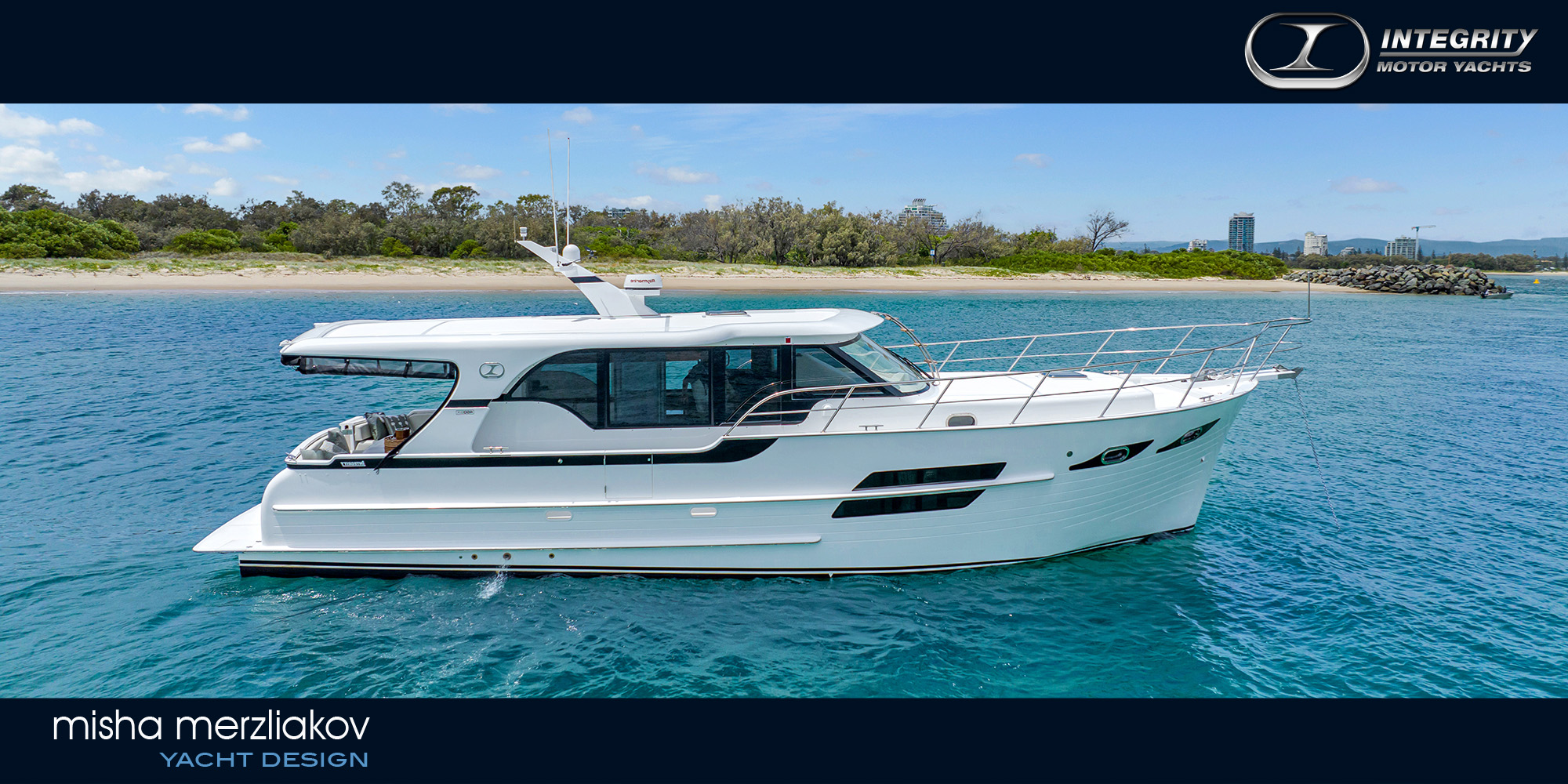 external yacht design 70 foot sport fisher profile